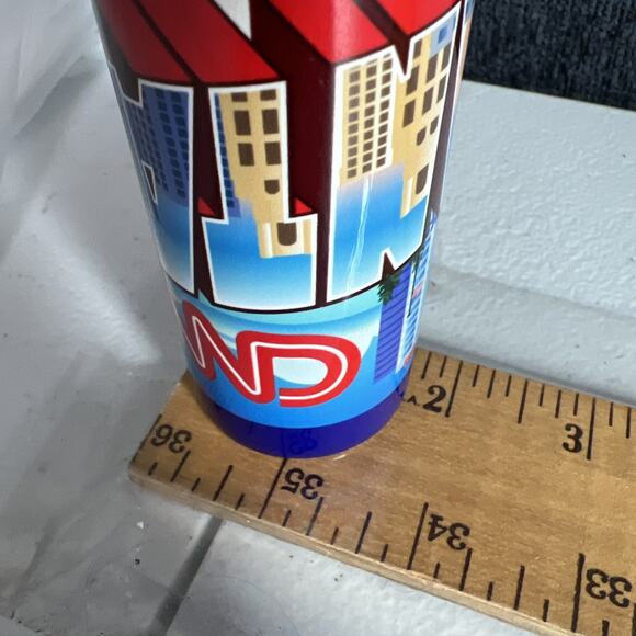 New Atlanta Georgia Tall Shot Glass Souvenir CNN - Picture 6 of 7